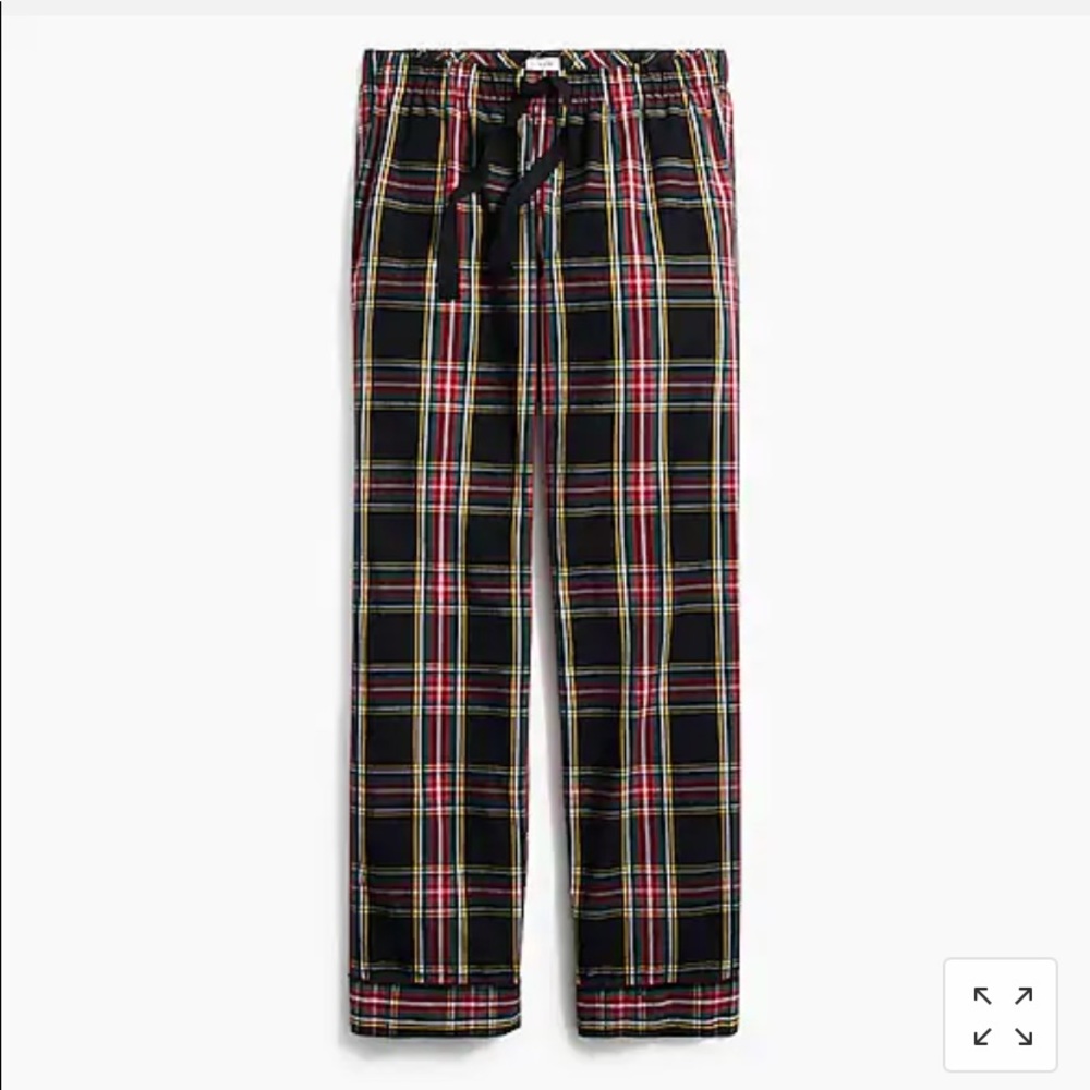 {J. Crew} Stewart tartan sleep pants
